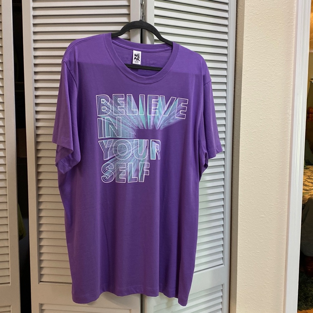 Zumbawear Believe In Yourself Instructor Tee Size XL/XXL